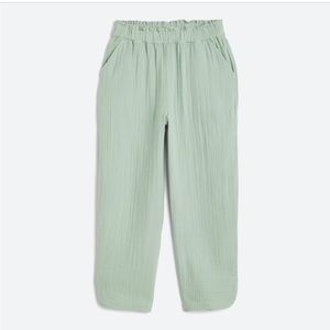 Market & Spruce “Dria” Extra High Rise Gauze Ankle Pants